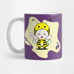 Cute Honey Bee Character Mug